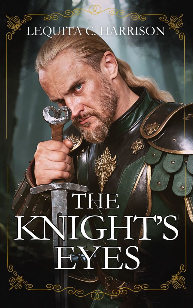 the knight's eyes